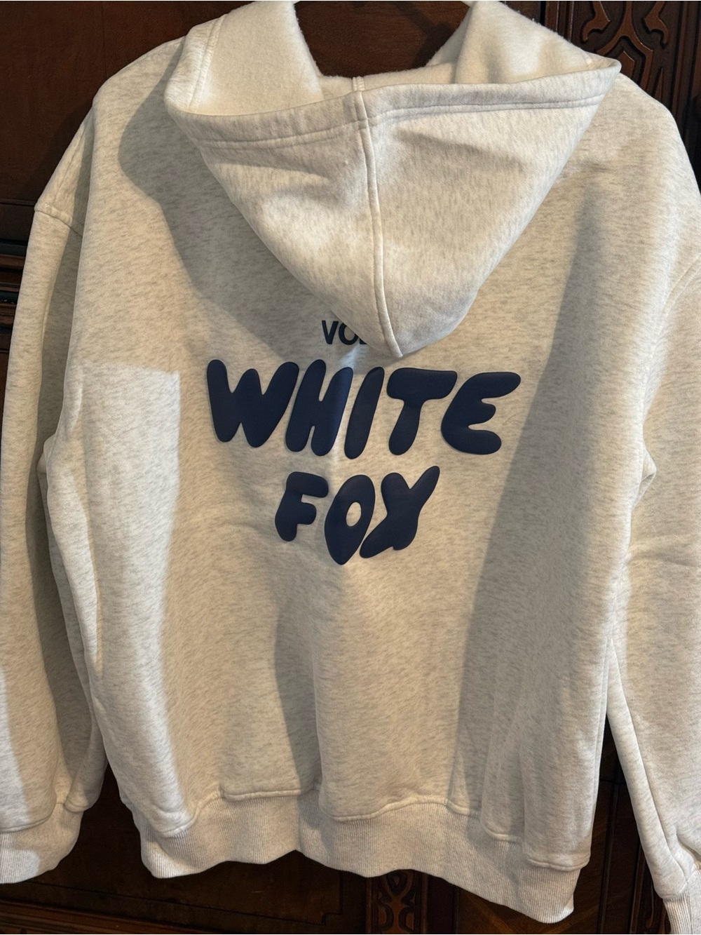 White Fox Boutique Light Gray Jogger Track Pants - Vol.3 Logo - Picture 8 of 9